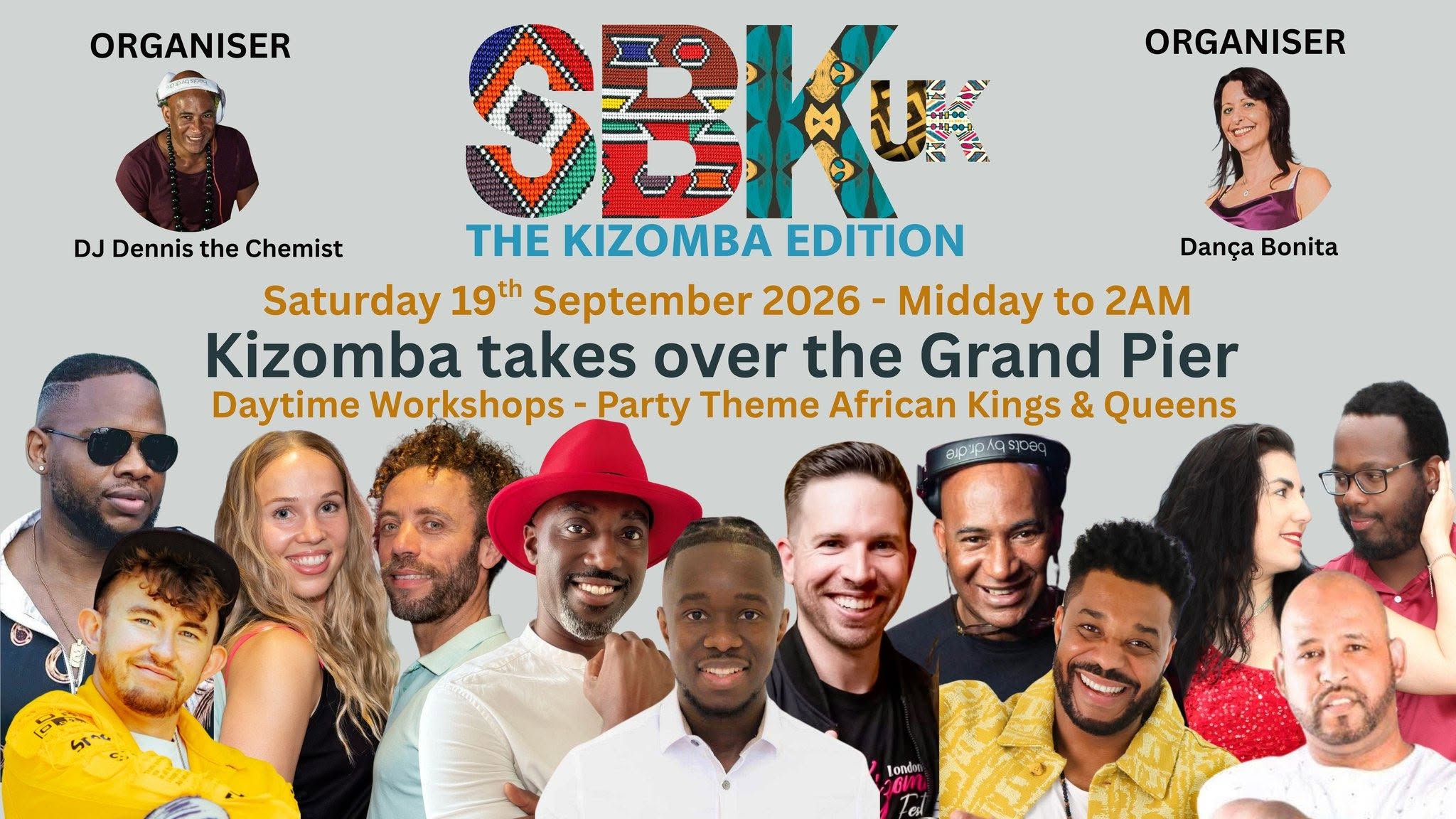 SBK-UK Kizomba on the Pier - African Kings & Queens 👑 - Kizal Promo Edition