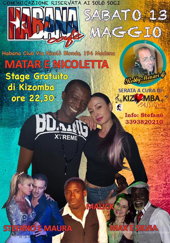 KIZOMBA ALL'HABANA CAFÈ
