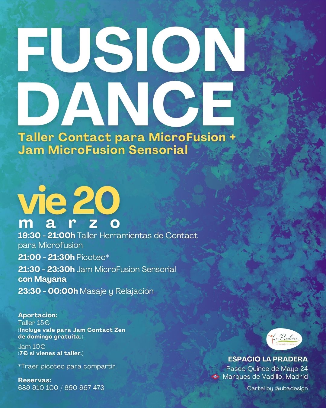 FUSION DANCE - Taller Contact para MicroFusion y Jam MicroFusion
