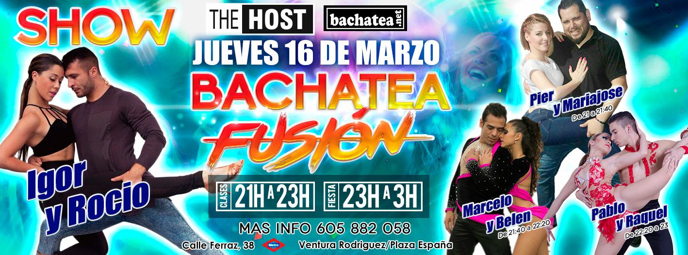 Jueves 16 03 Bachatea Fusión