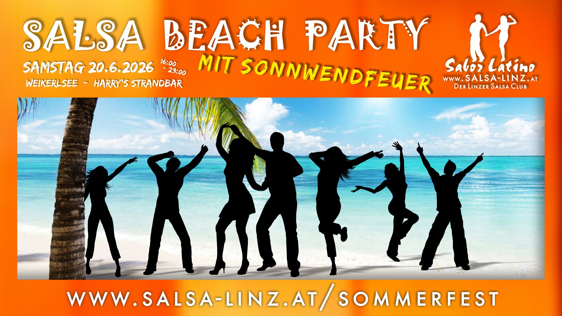 Salsa en la Playa - Sabor Latino Sommerfest mit Sonnwendfeuer