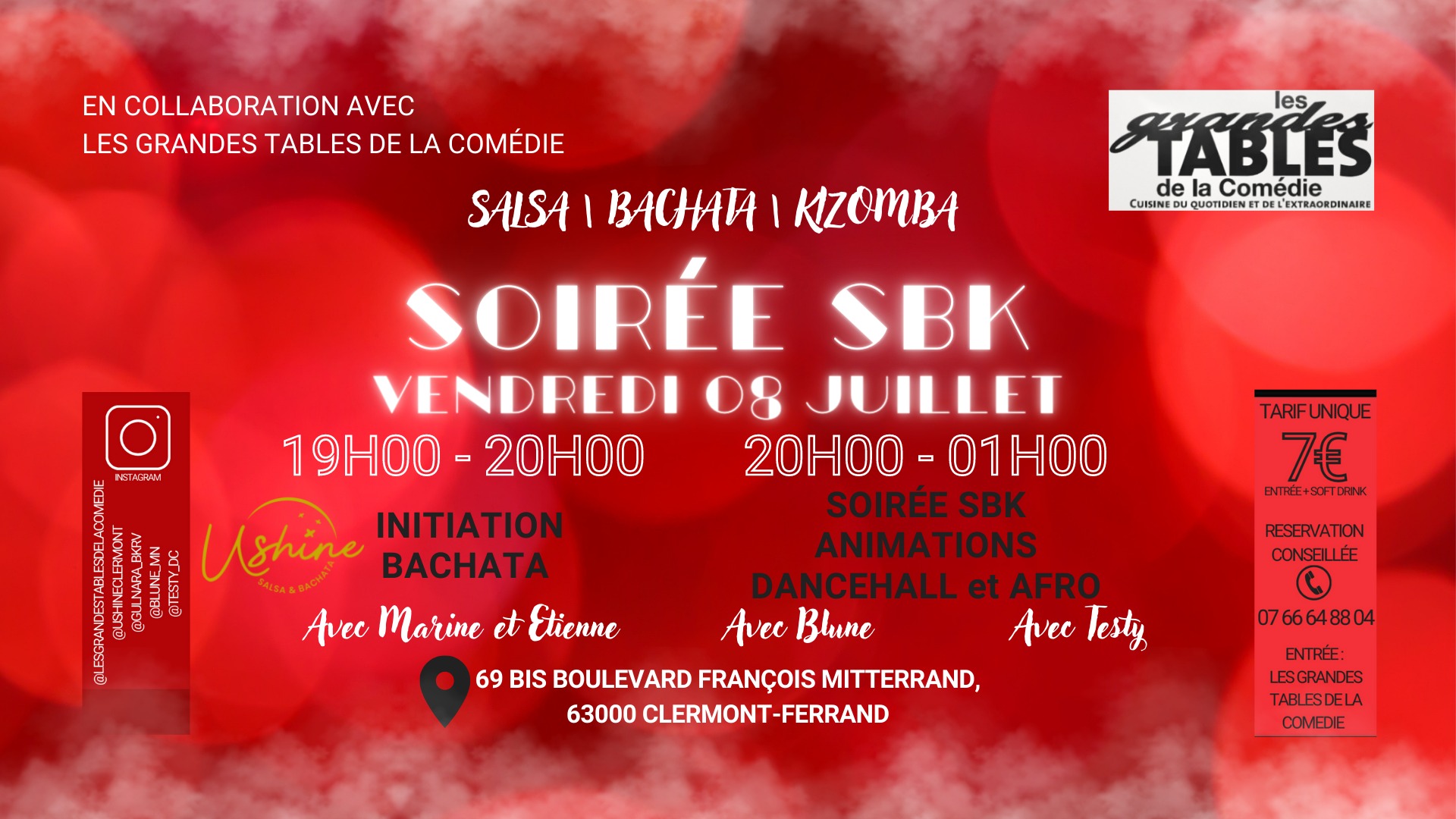 Soirée SBK + Initiation & Animations Clermont-Ferrand