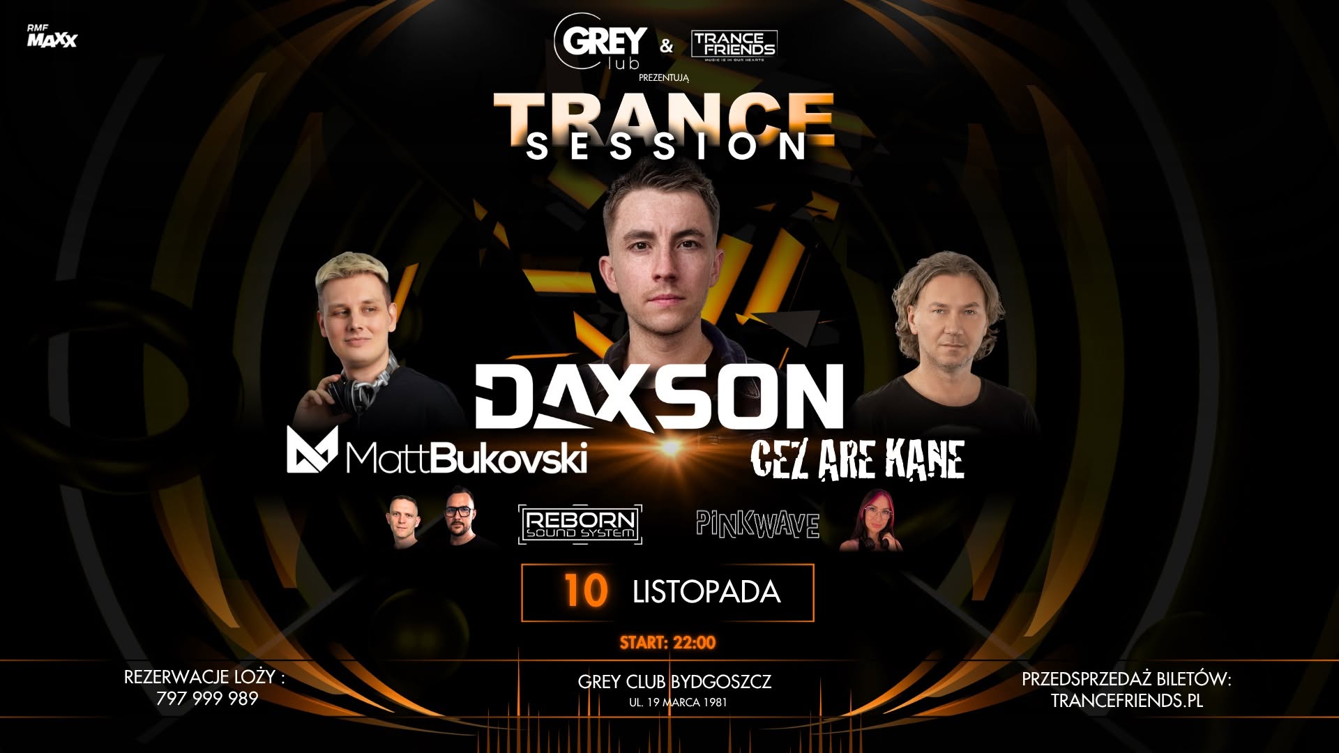 Trance Session, Daxson, Grey Club