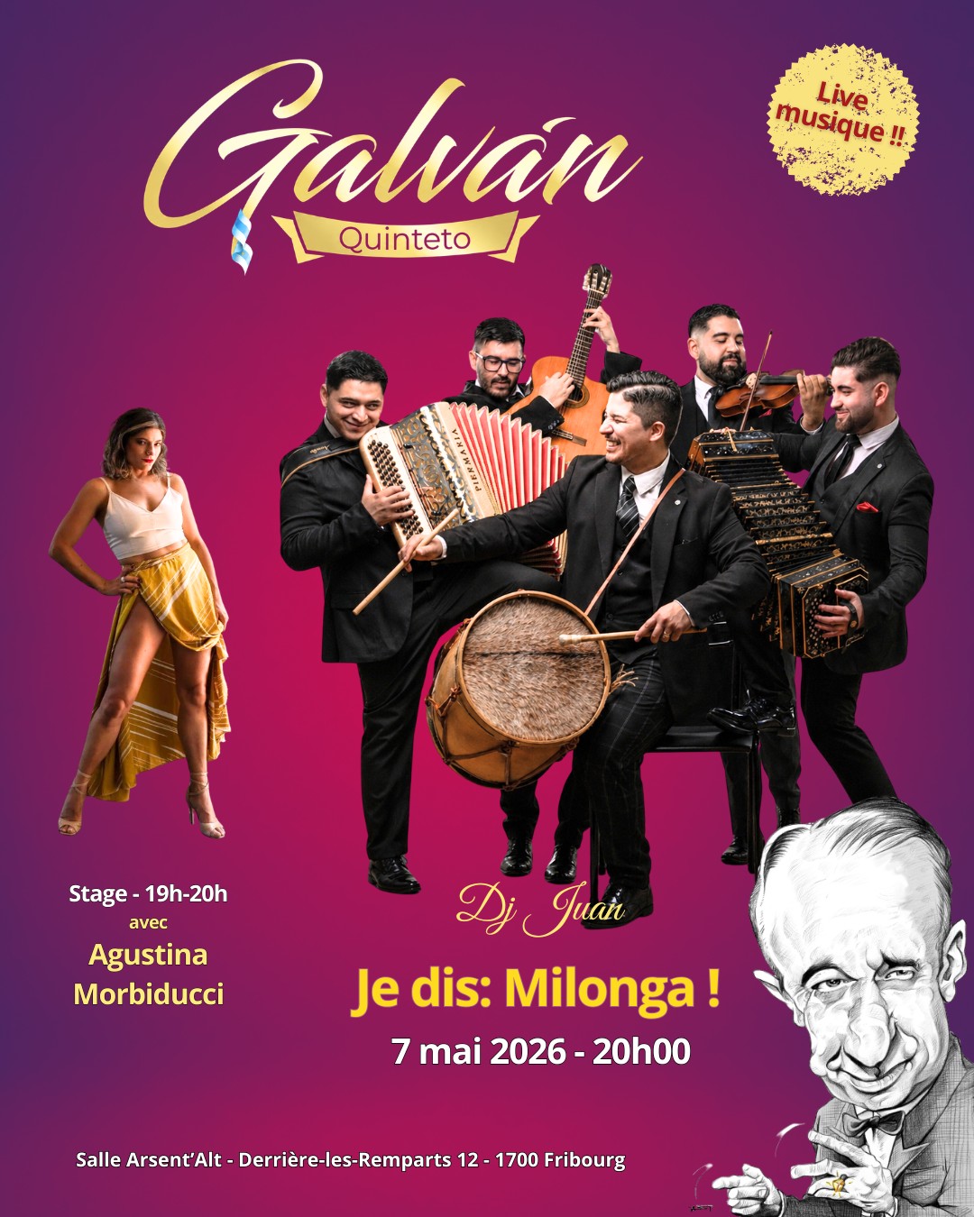 Je dis : Milonga ! avec "Quinteto Galván"