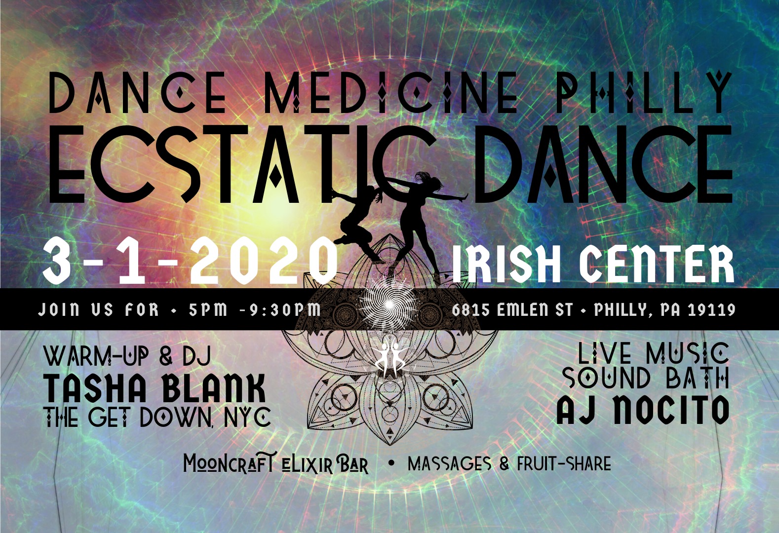 Dance Medicine Philly: Ecstatic Dance on March 1st