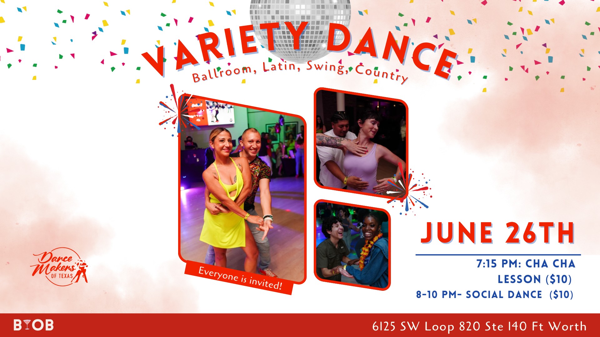 Variety Dance Party - June 26th (Cha Cha)
