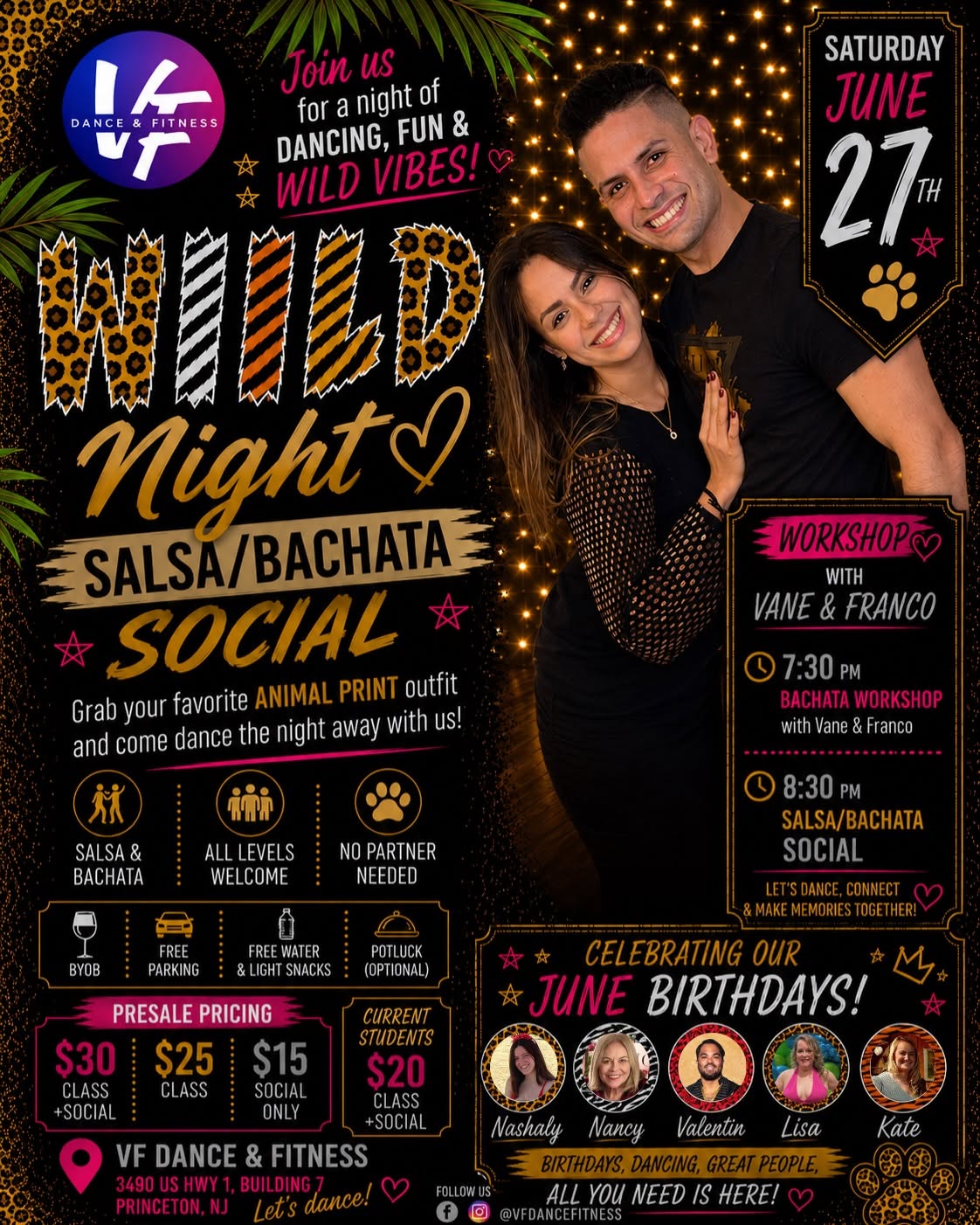 ππ WILD NIGHT Salsa Bachata Social ππ