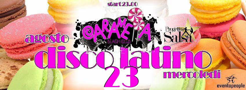 Caramella beachclub - disco latino - progetto salsa