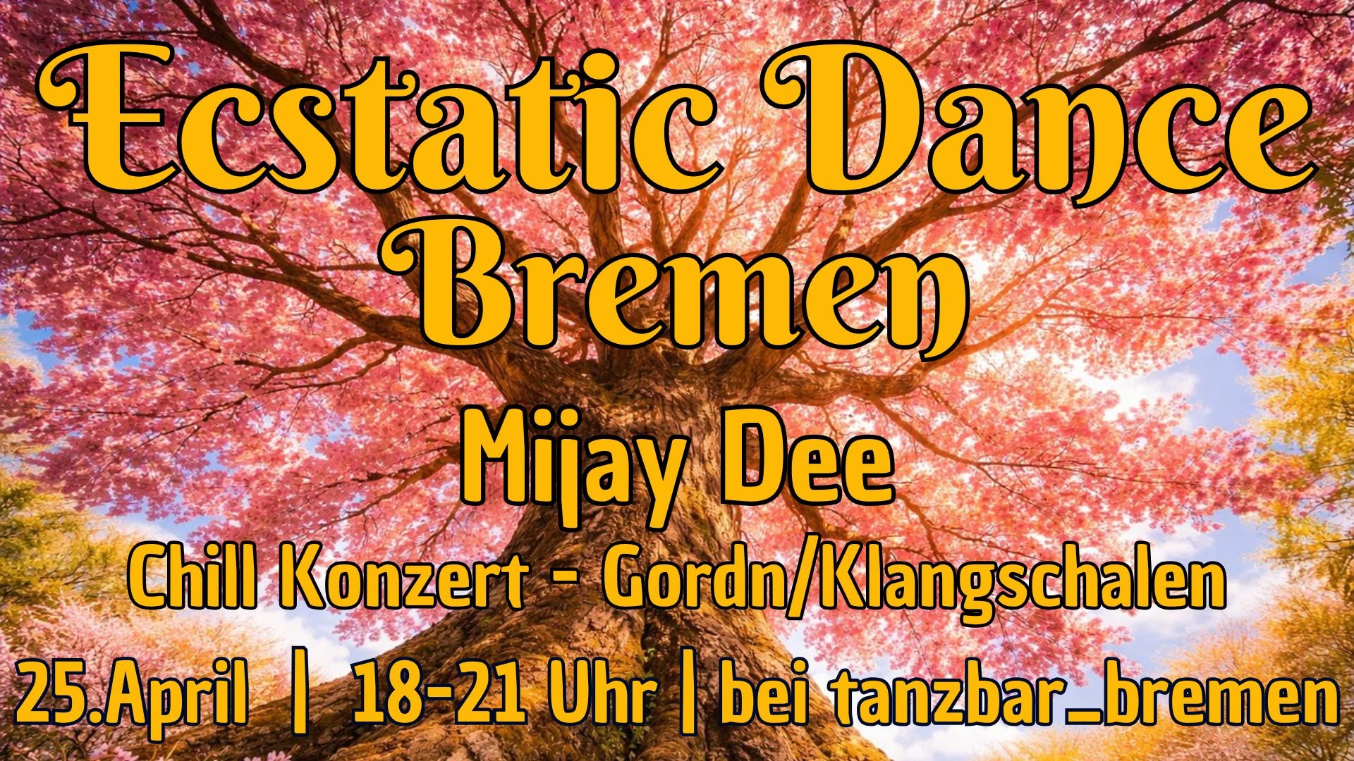 Ecstatic Dance Bremen - Mijay Dee - Warm up Jennifer - Chill Konzert Gordn Chrystalklangschalen