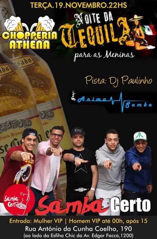 = HOJE TEM ANIMASAMBA NO ATHENA =