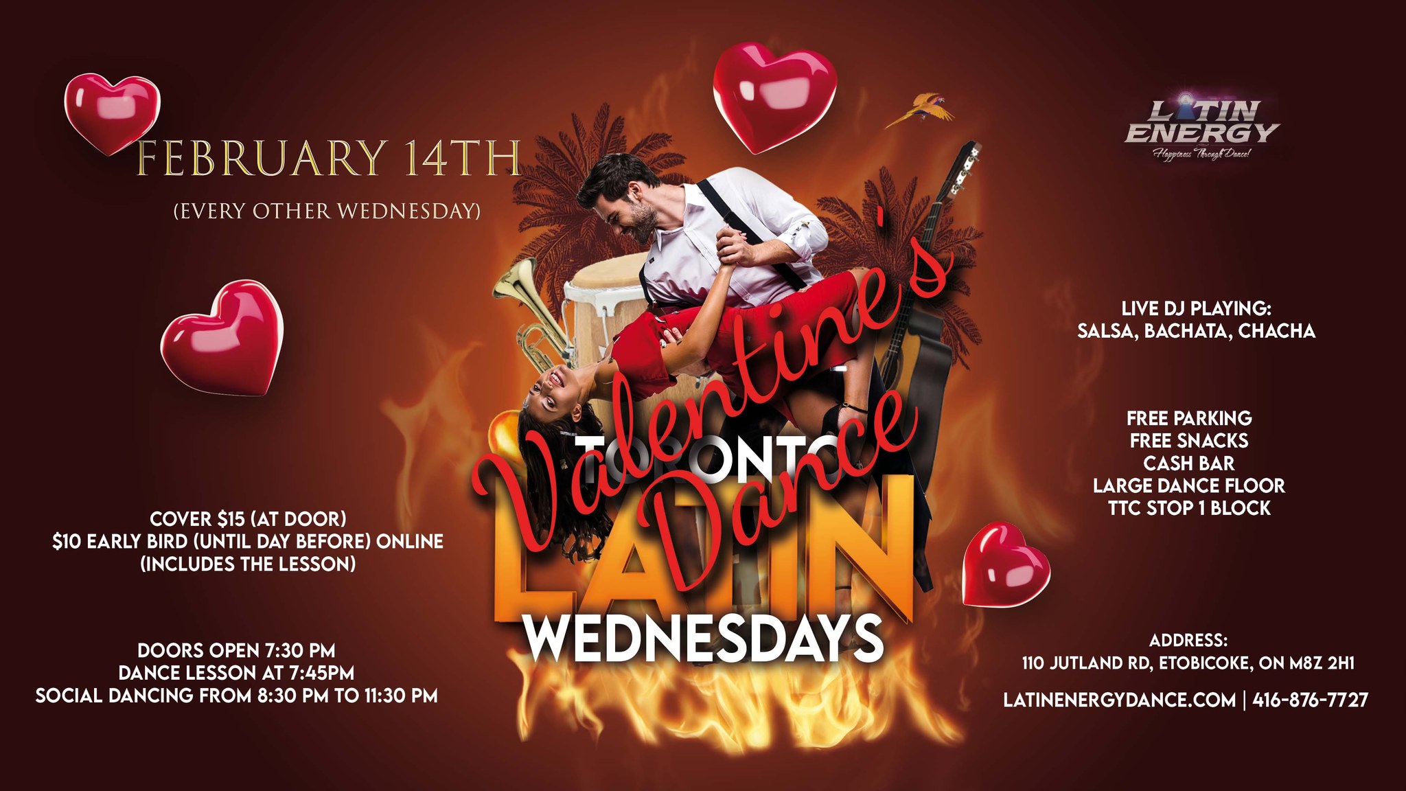 Toronto Latin Wednesday Salsa Bachata Party