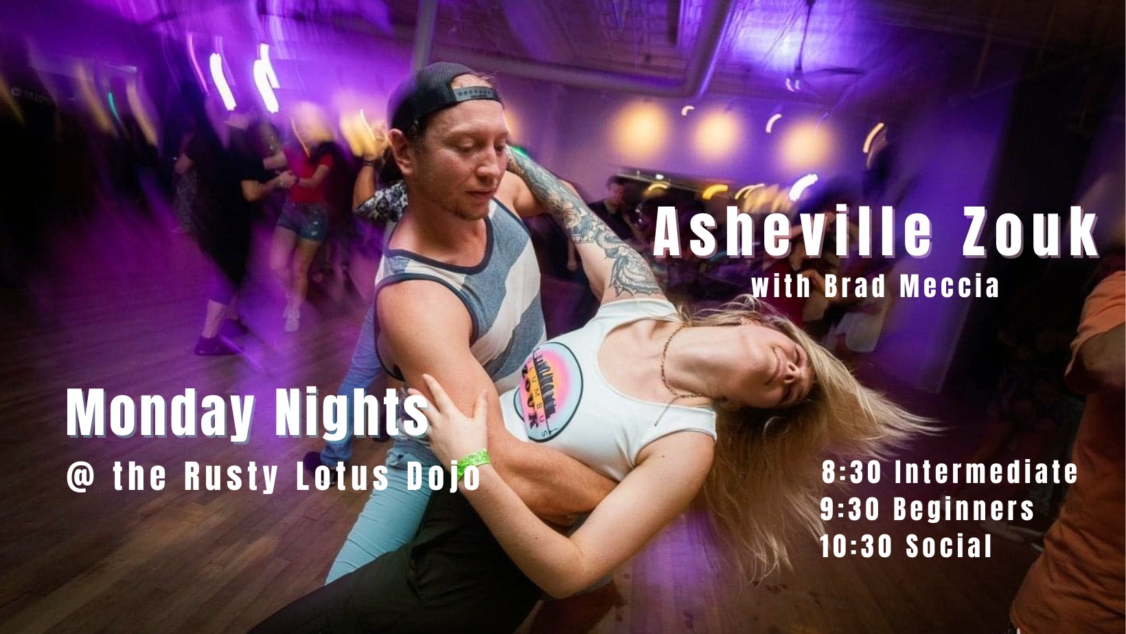 Monday Zouk Classes & Social w Brad Meccia