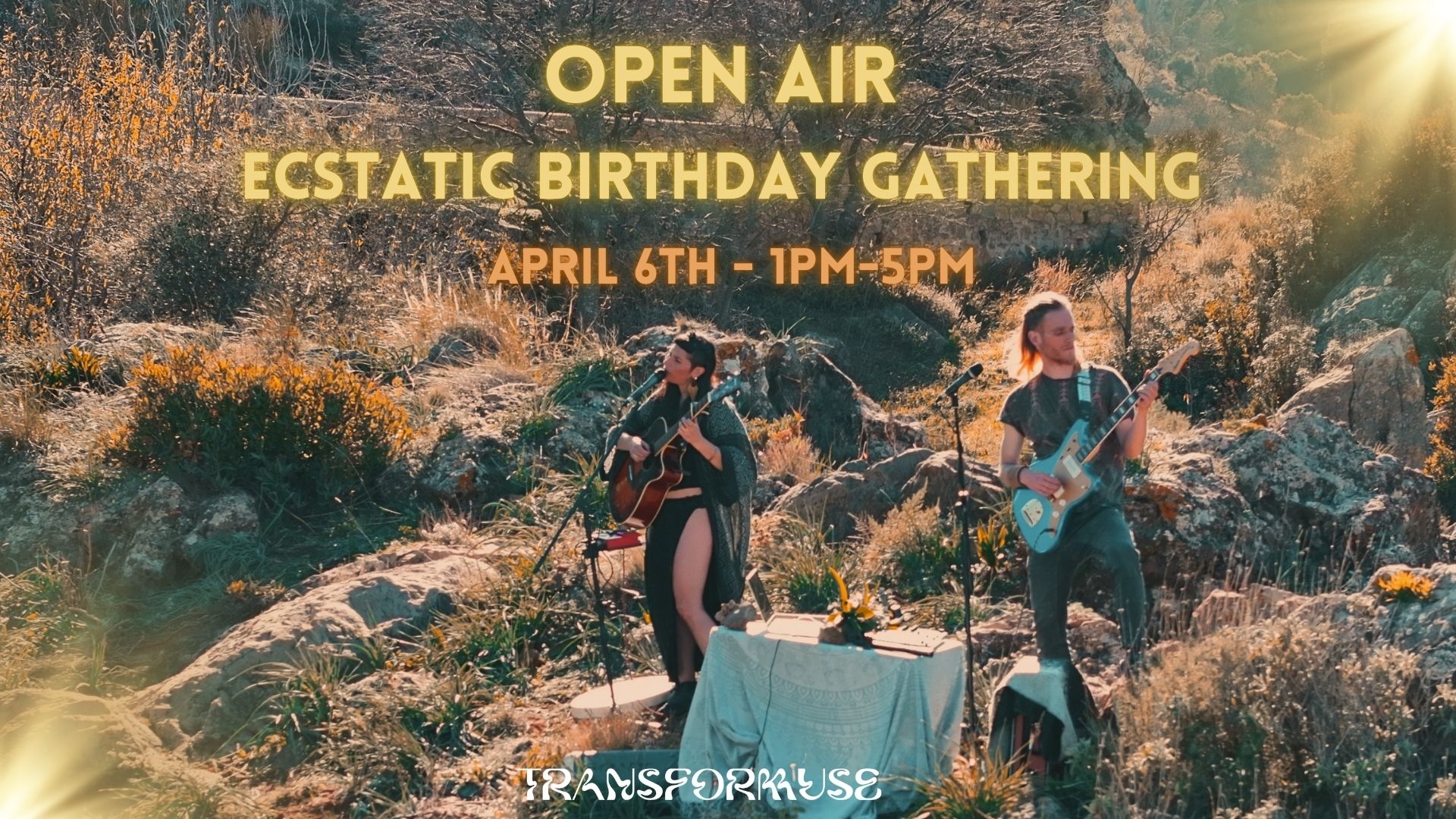 Open Air Ecstatic Birthday Gathering*~*Community Chill*~*Cacao*~*Dance*~*LIVE Music