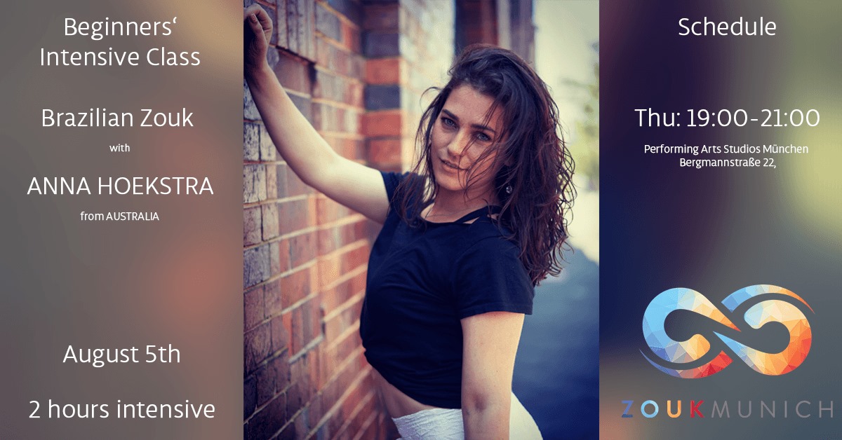 Beginner Intensive Class - Brazilian Zouk with Anna Hoekstra