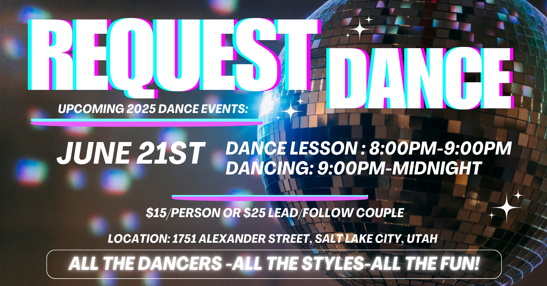 June Request Your Dance Event!