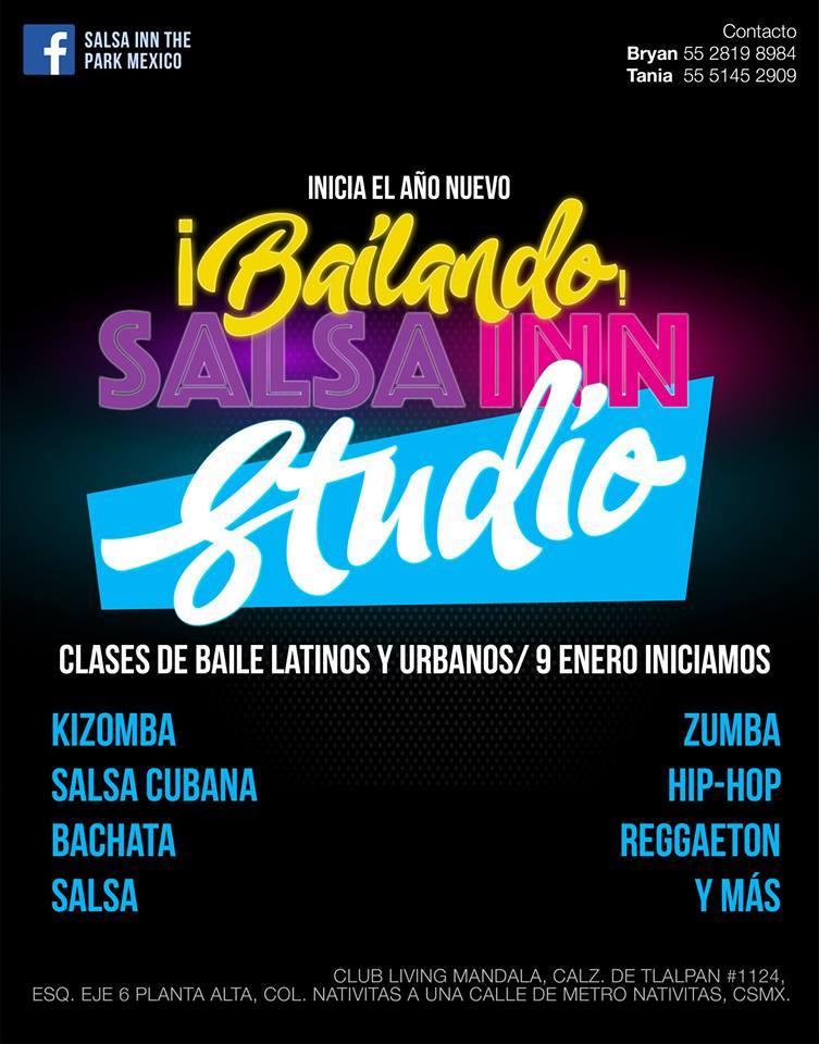 Inicia el año bailando en Salsa inn studio