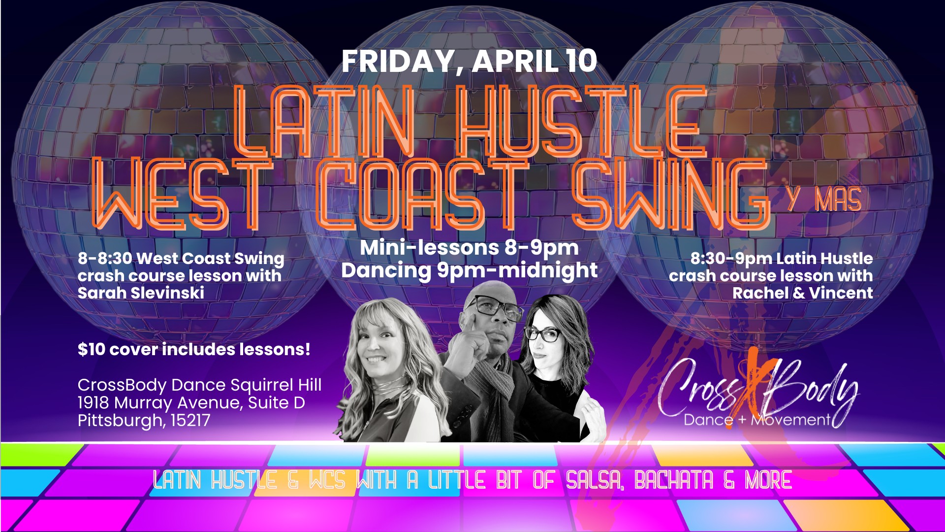 Latin Hustle, West Coast Swing, y Mas