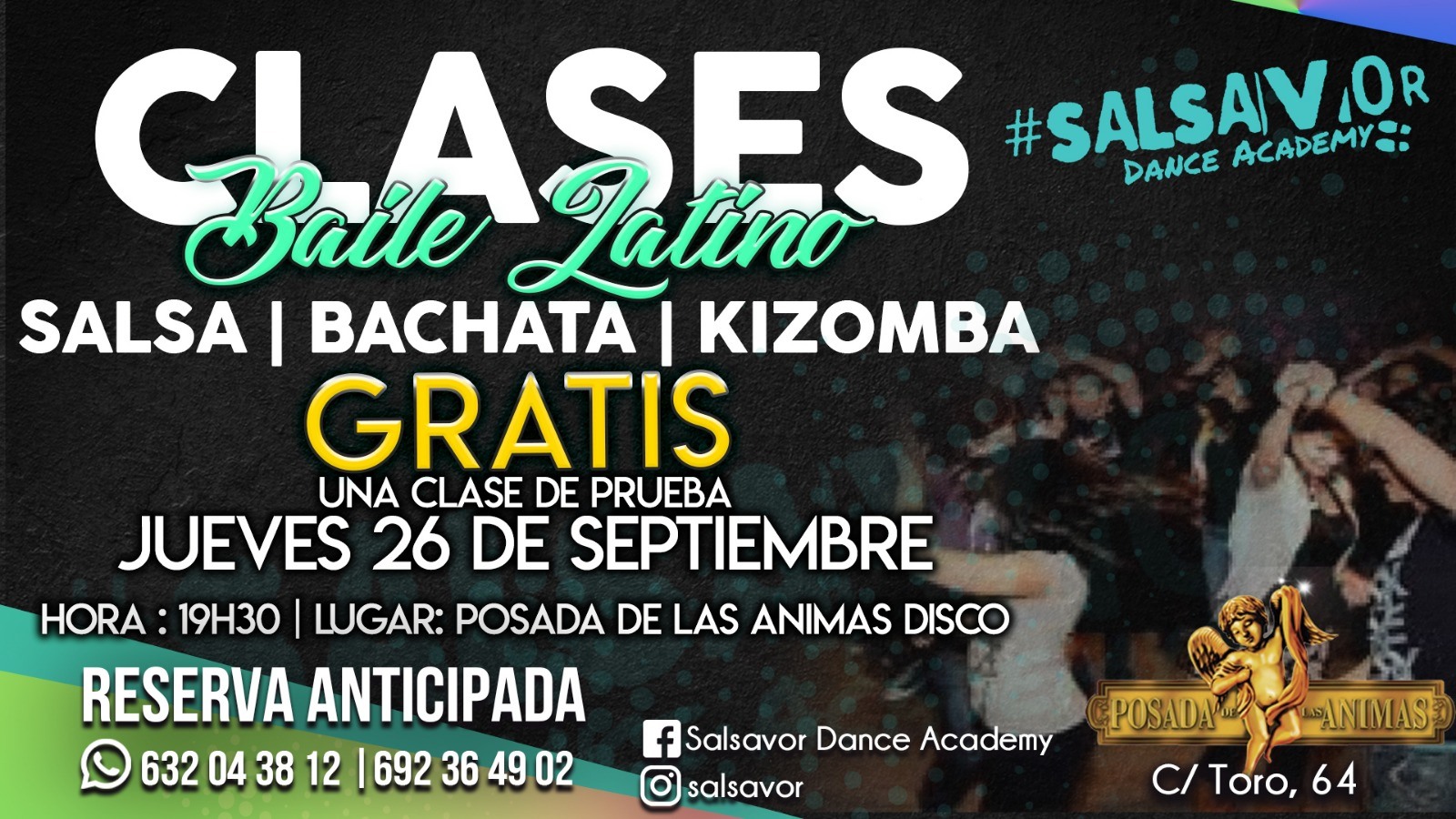Free Latin Dance Class Registration Evening!