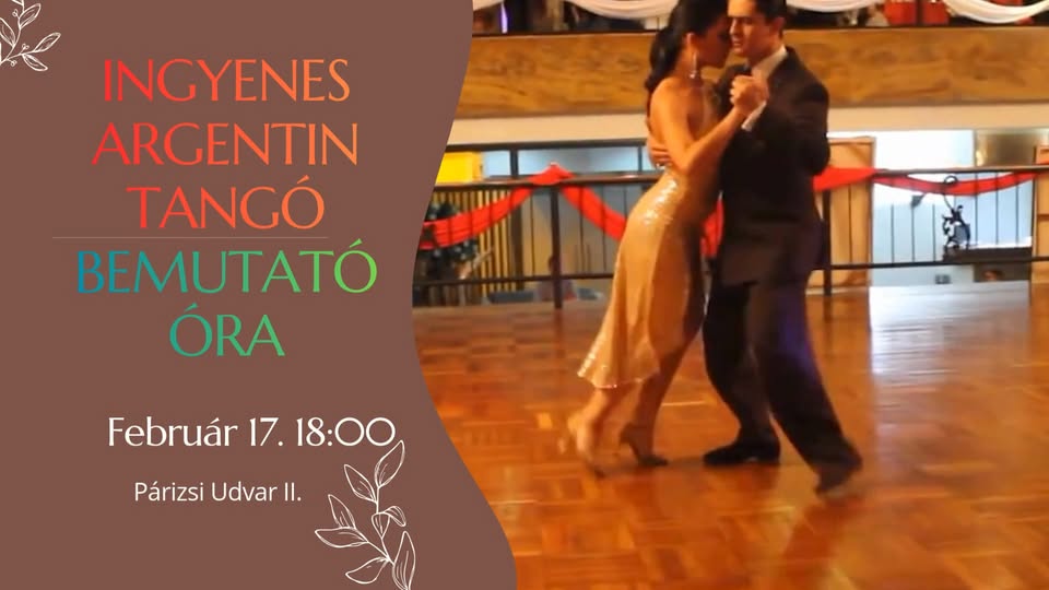 INGYENES ARGENTIN TANGÓ BEMUTATÓ ÓRA DEBRECENBEN