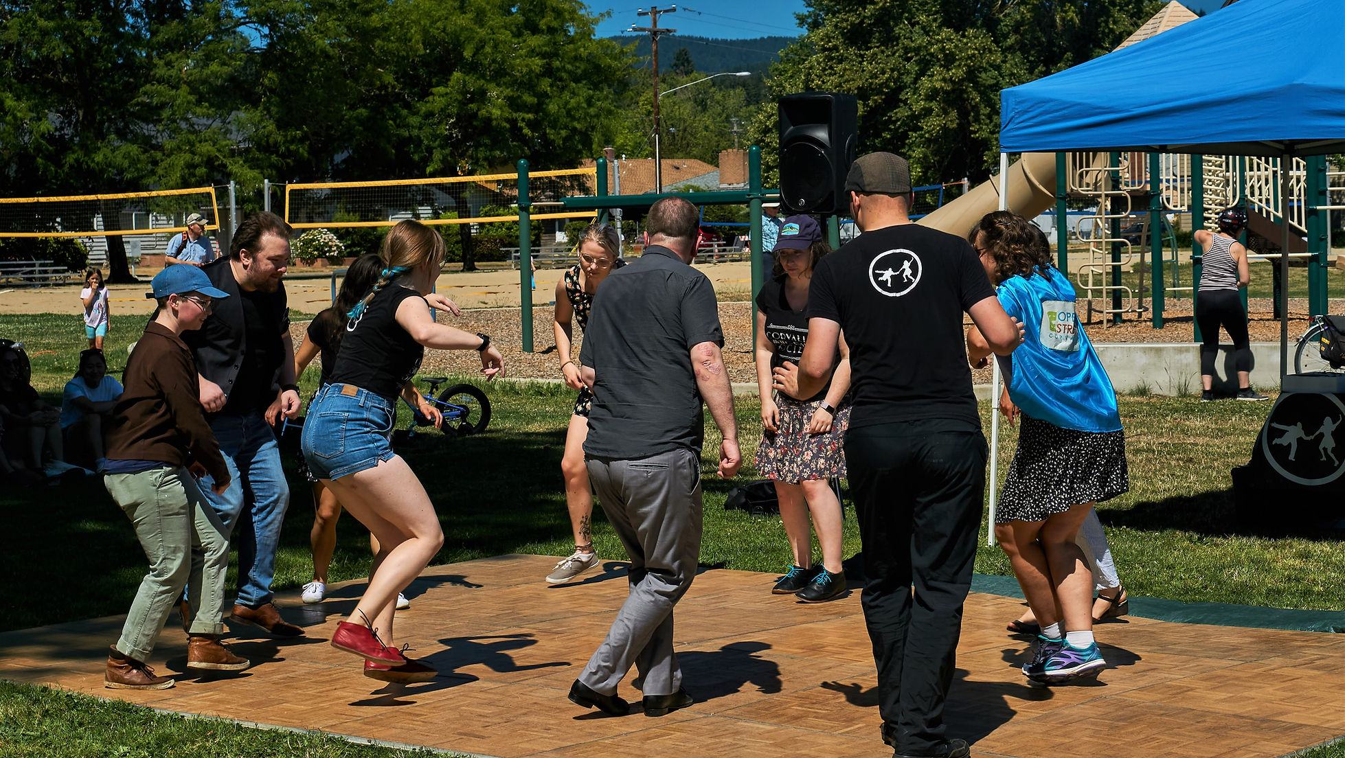 Dancing at Open Streets Corvallis!