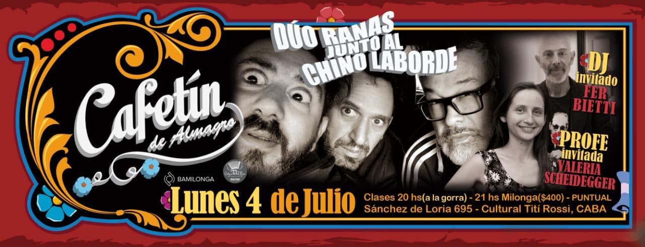 DUO RANAS JUNTO AL CHINO LABORDE