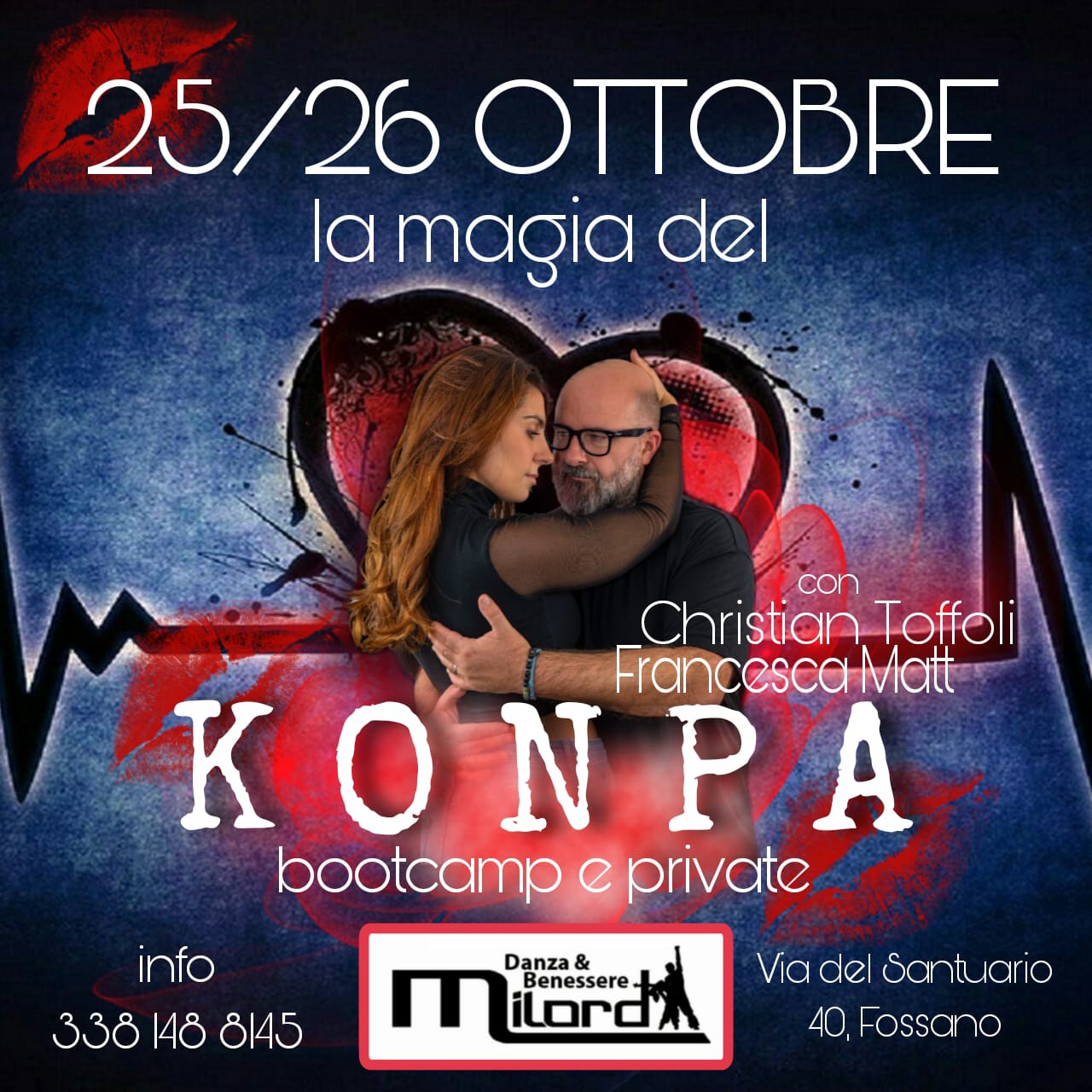 KONPA con Chris e Francesca