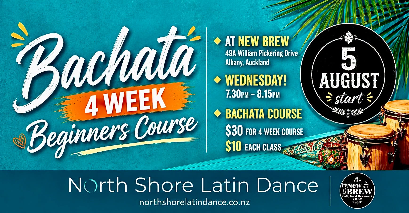 Bachata Beginners 4 Week Coursea