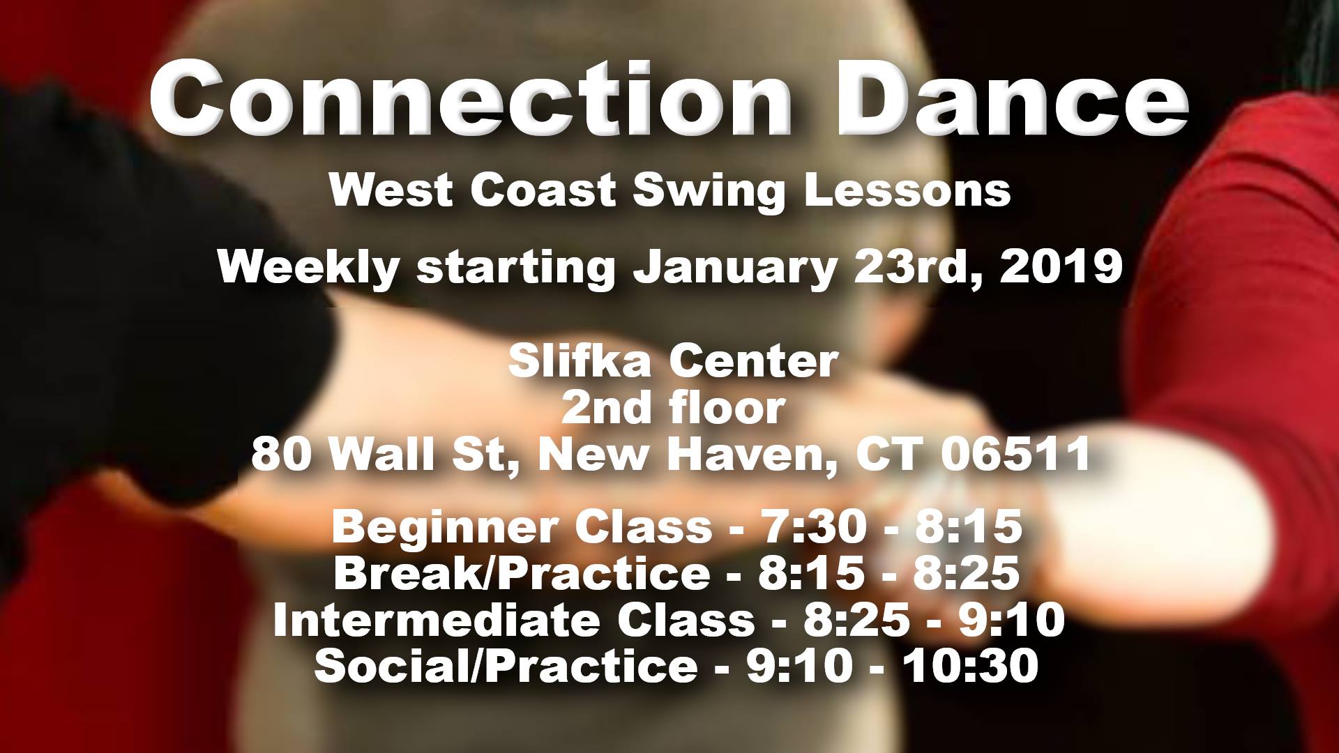 Connection Dance! West Coast Swing lessons!