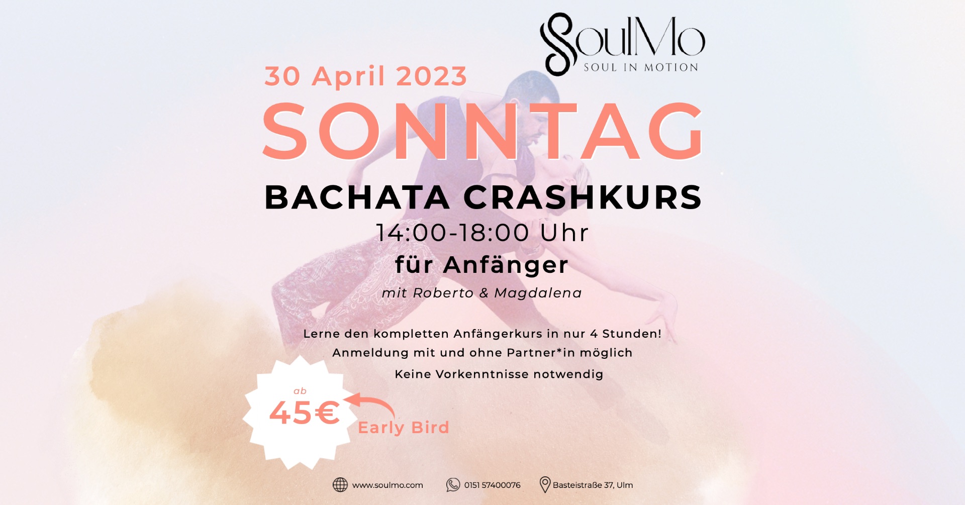 Bachata Crashkurs für Anfänger Ulm
