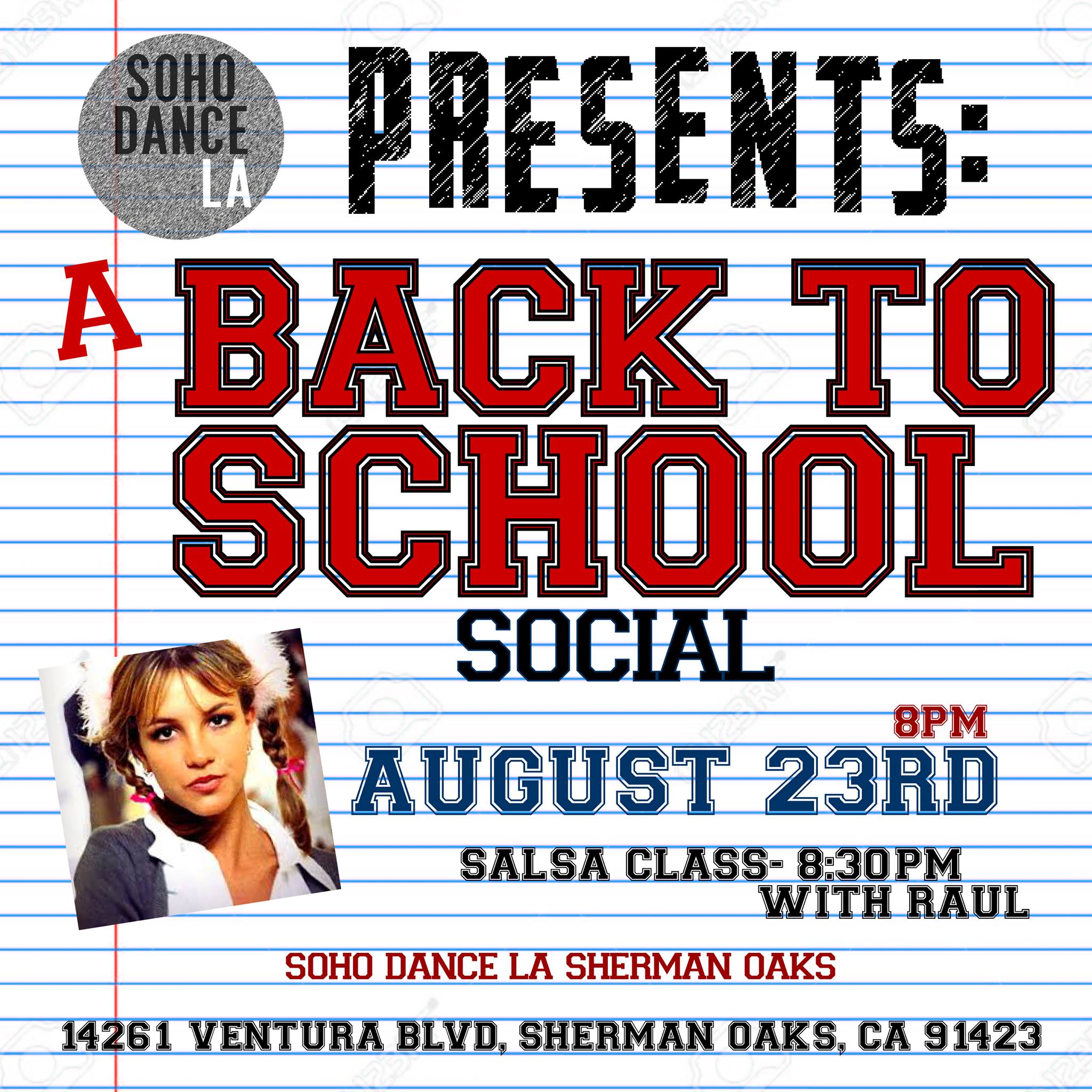 Back 2 School Social Dance