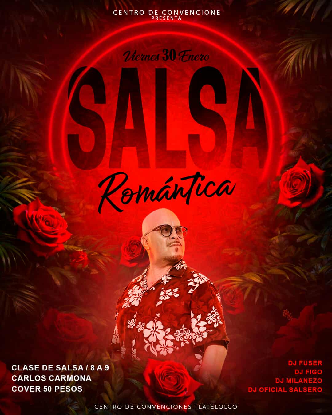 Salsa Romántica - viernes 30 de enero 8 pm