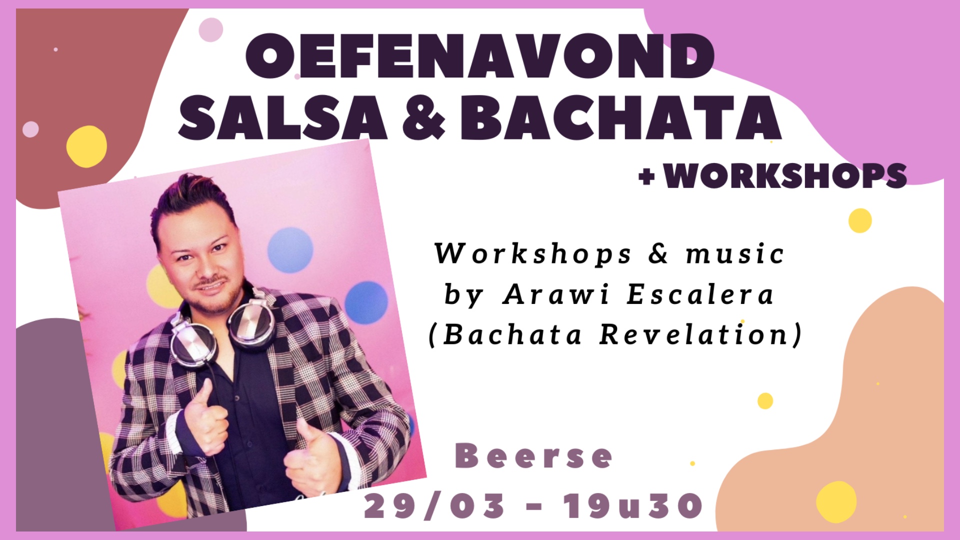 Oefenavond Salsa & Bachata (+workshops), gratis!