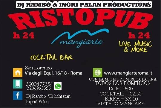 RistoPub - unika rumba - tutte le domeniche