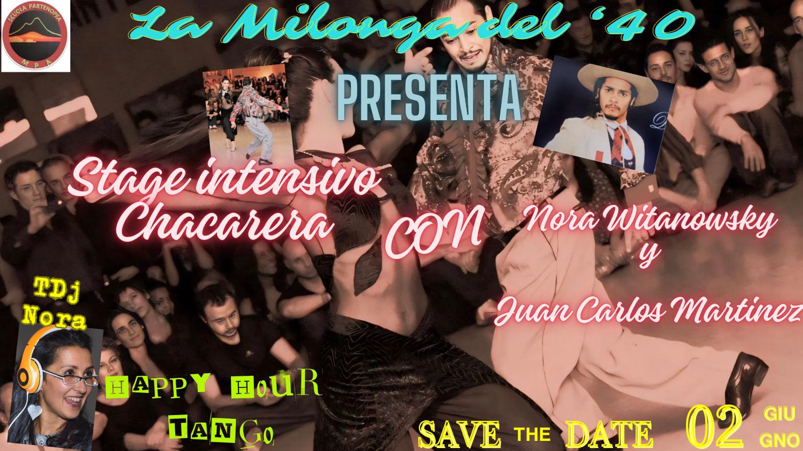 La Milonga del ‘40 presenta… Nora Witanowsky y Juan Carlos Martinez
