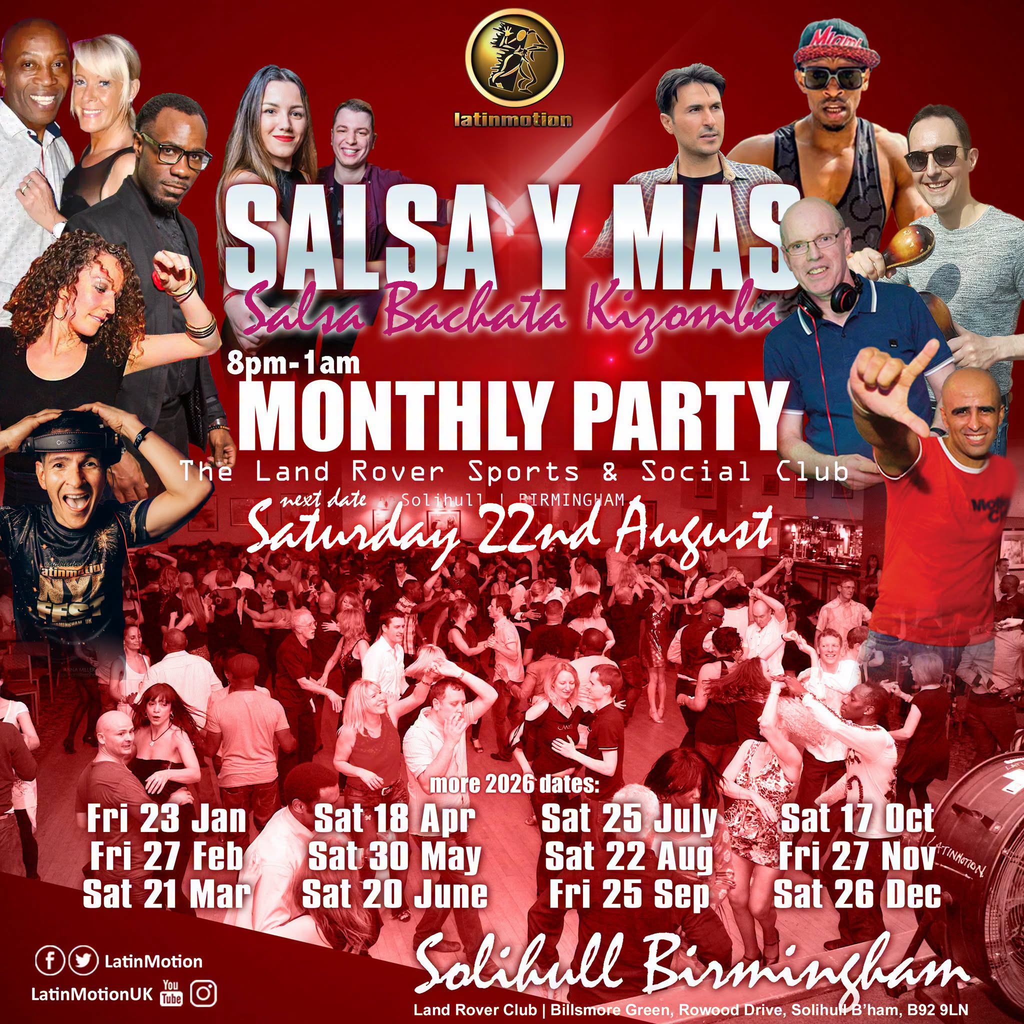 LatinMotion ❤️‍🔥 SALSA Y MAS 💃🏻 Land Rover Club 📍 Solihull, Birmingham
