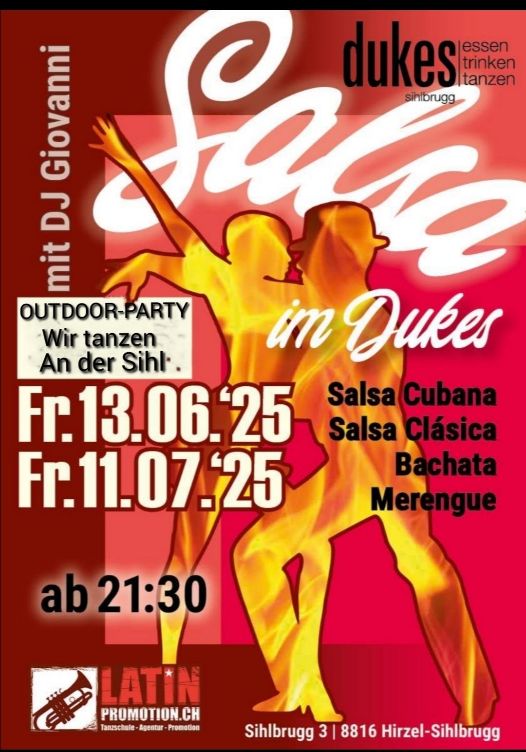 Salsa im Dukes Dj Giovanni