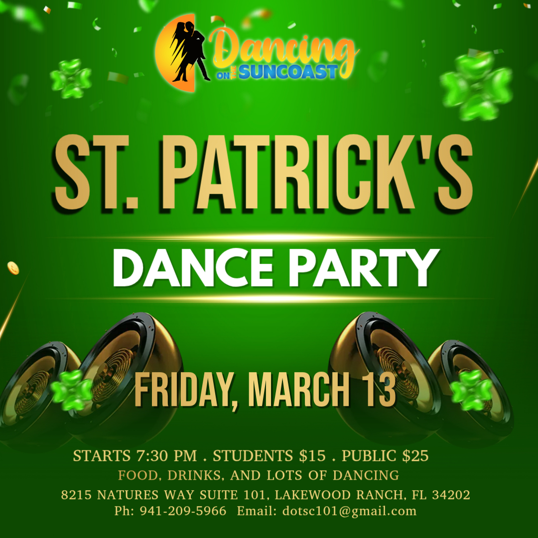 St. Paddy's Dance Party at Dancing on the Suncoast