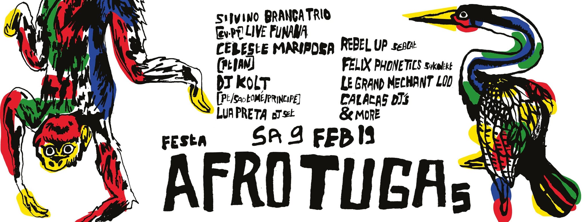 Festa Afro Tuga #5: Silvino Branca Celeste Mariposa DJ Kolt