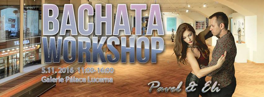 Bachata workshop v galerii Lucerna pro mírně-středně pokročilé