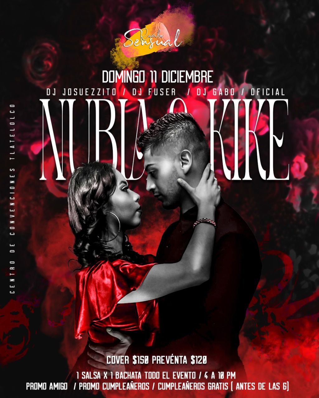 Rumba Sensual - domingo 11 de diciembre 4 pm
