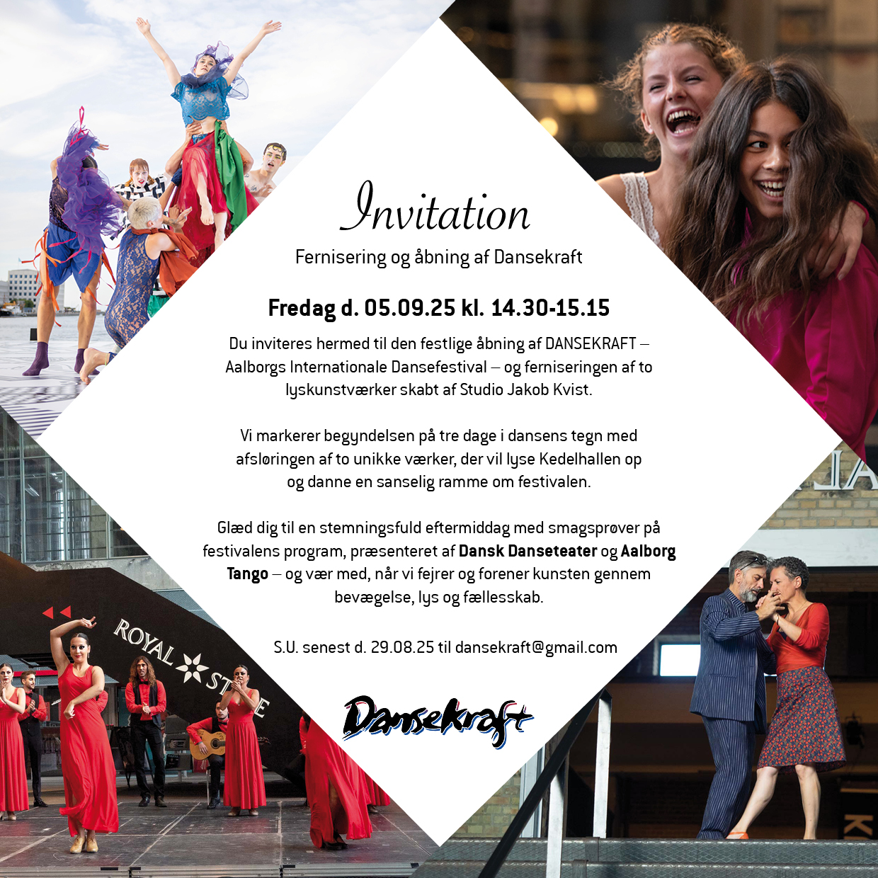 FERNISERING OG ÅBNING AF DANSEKRAFT