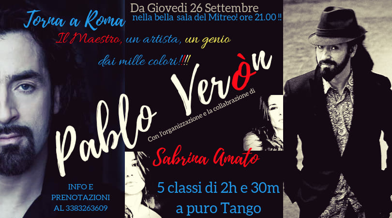 Master Class Al Mitreo Con Pablo Veròn E Sabrina Amato