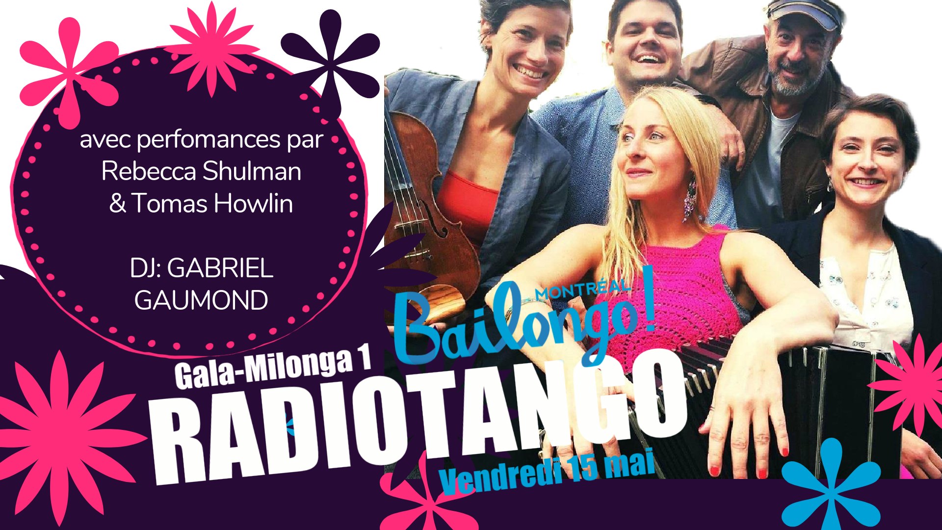 Bailongo Gala Milonga 1 avec with RADIOTANGO !