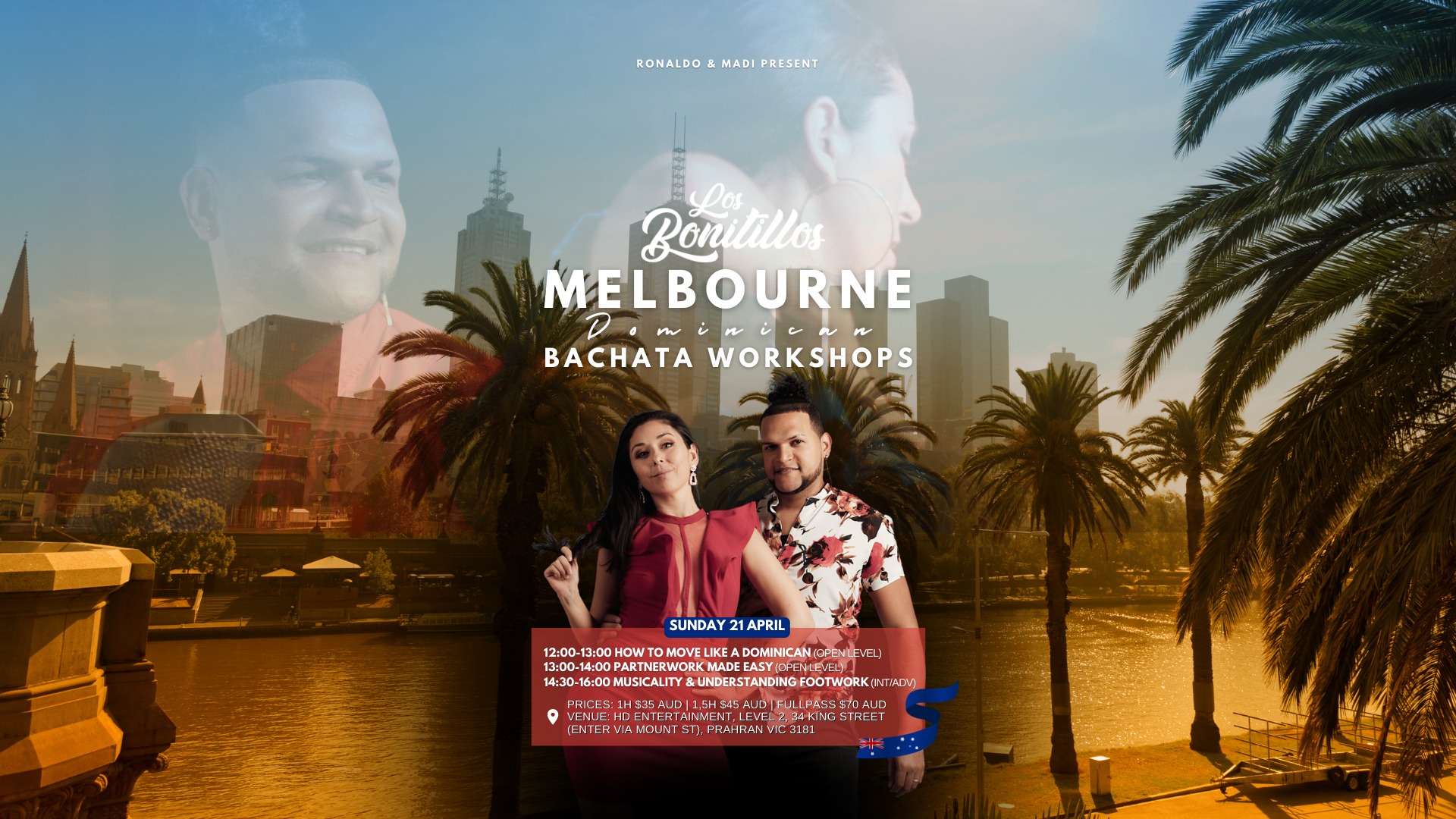 π©π΄ Los Bonitillos Dominican Bachata Workshops in Melbourne π©π΄