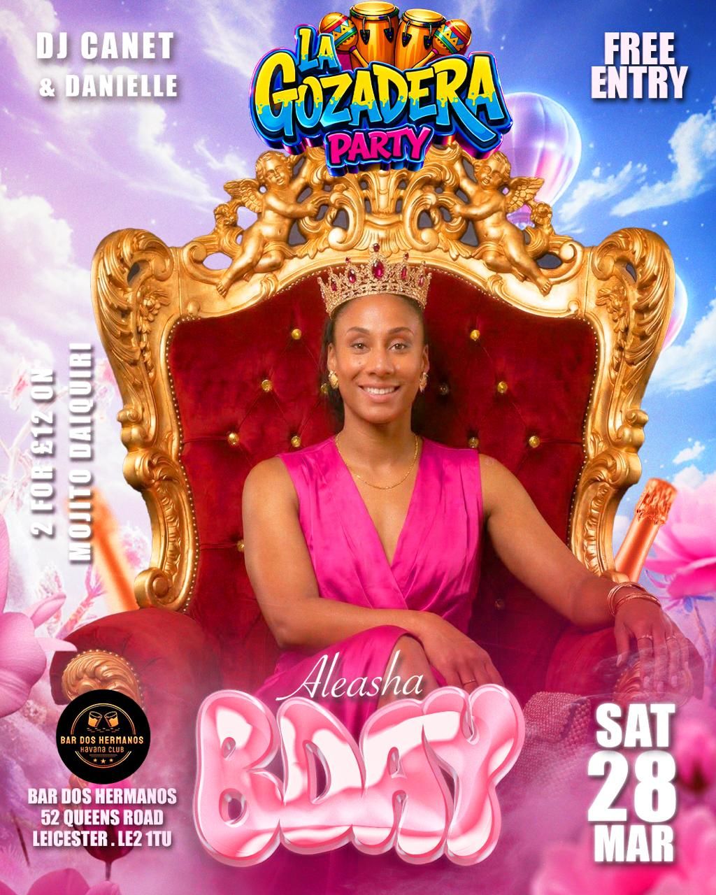 LA GOZADERA LATIN PARTY - FREE ENTRY