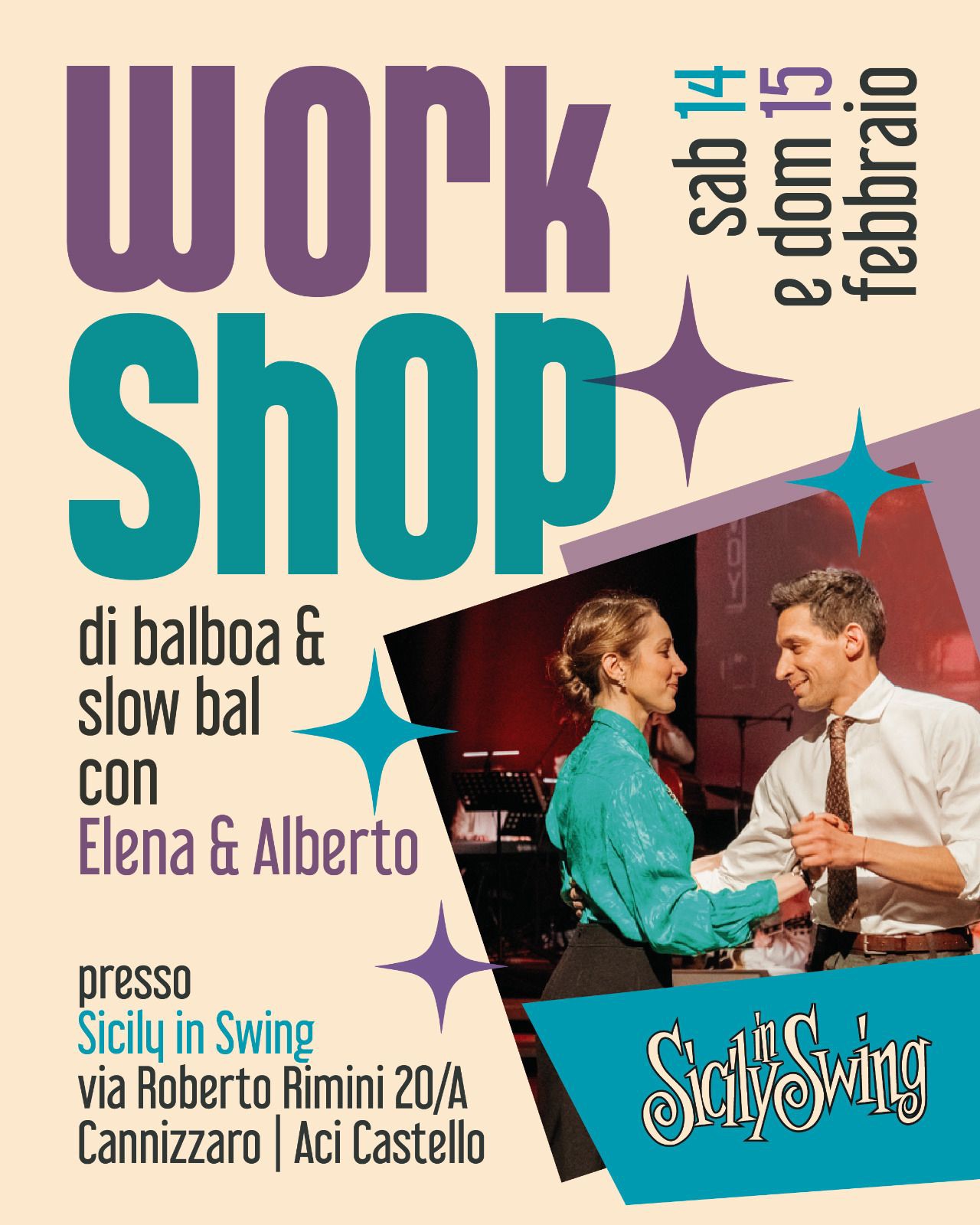 Balboa e Slow bal workshop con Elena & Alberto