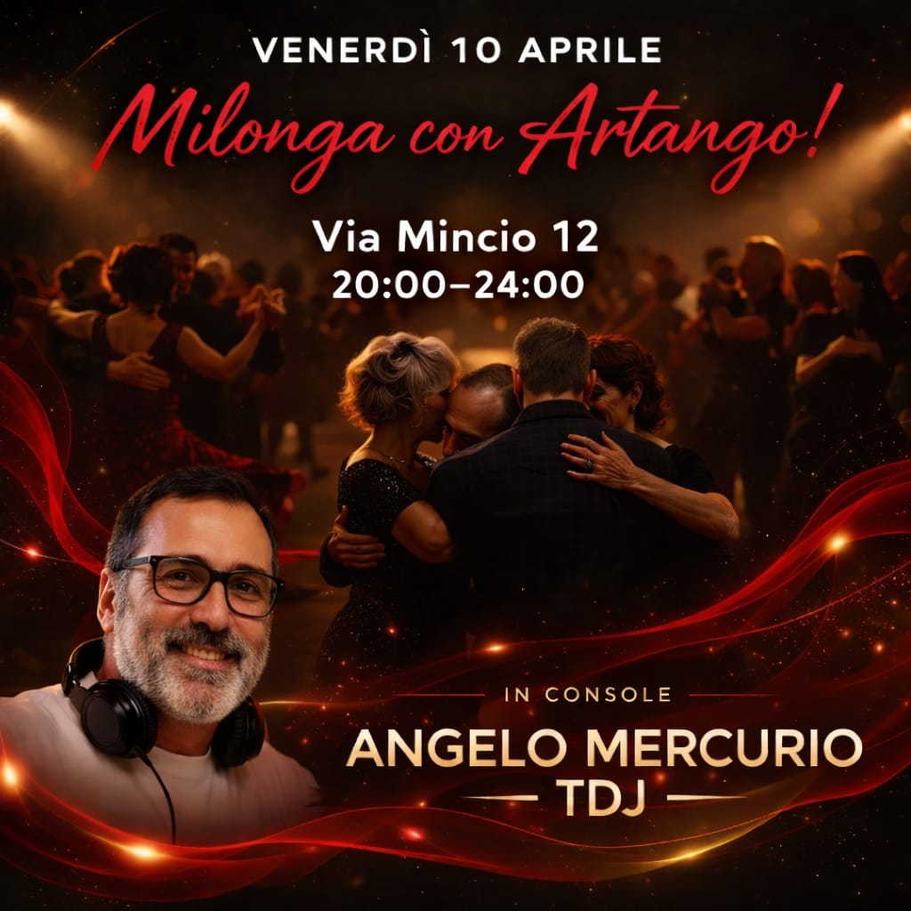 Milonga con ArTango! Angelo Mercurio Tdj!