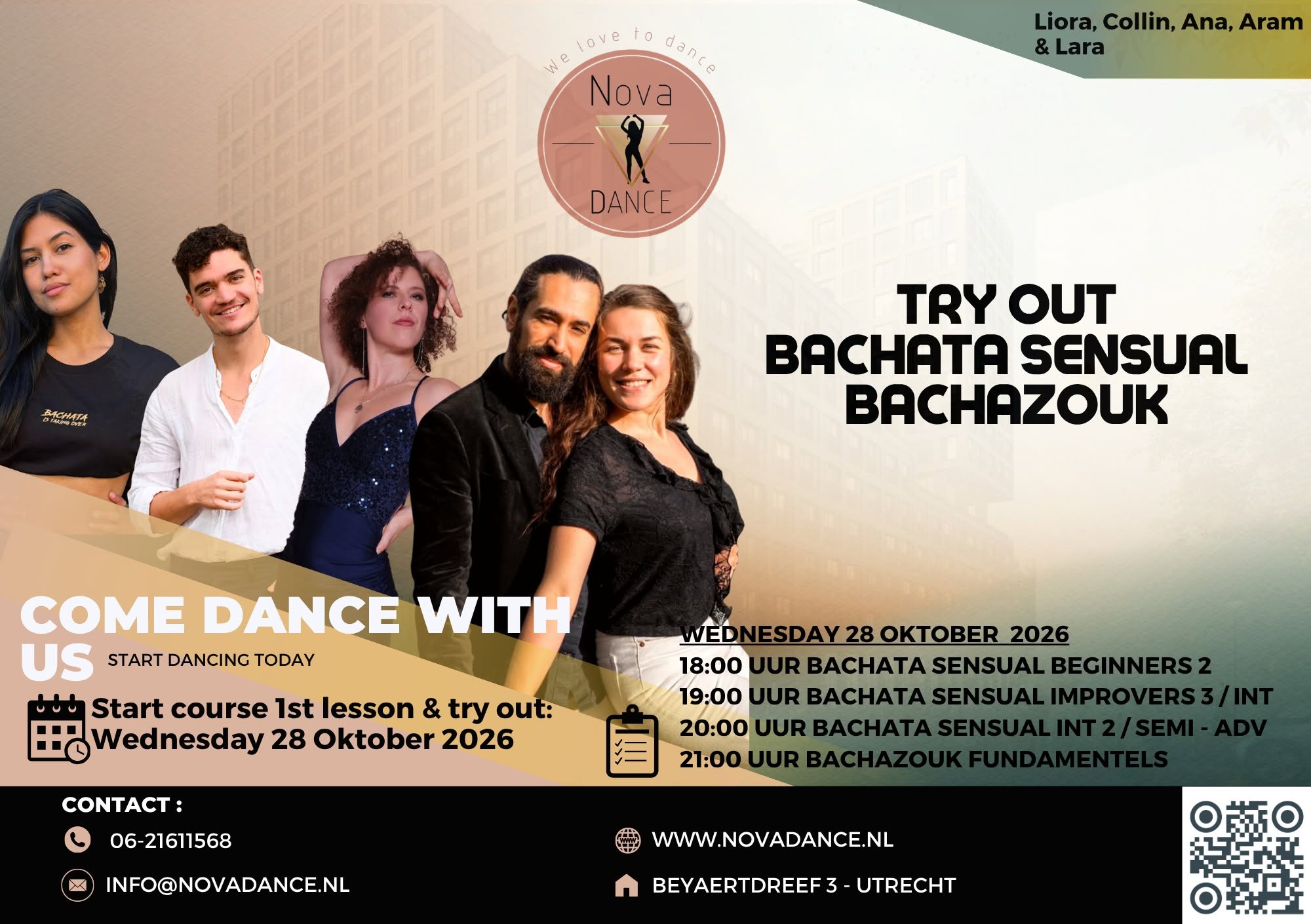 Proefles & 1e les: Bachata Sensual & Bachazouk