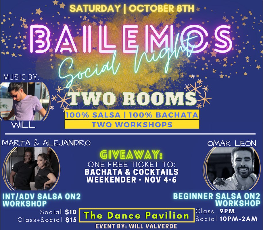 BAILEMOS Social Night - 100% Salsa & 100% Bachata
