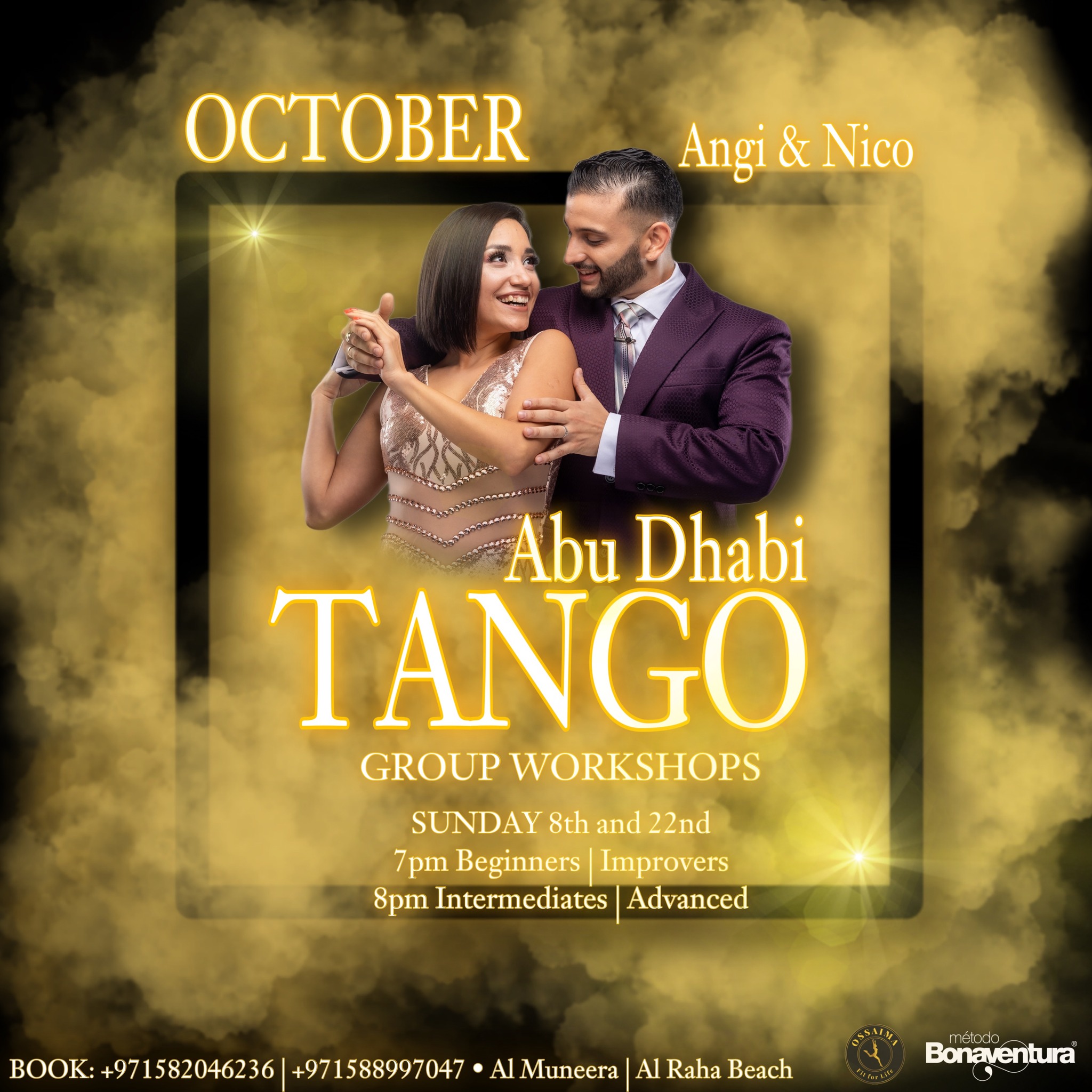 Argentine Tango Group workshop in Abu dhabi OCTOBER